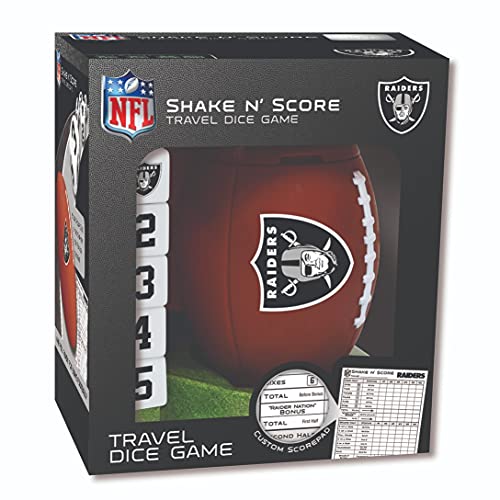 NFL Las Vegas Raiders Shake N Score Dice Game