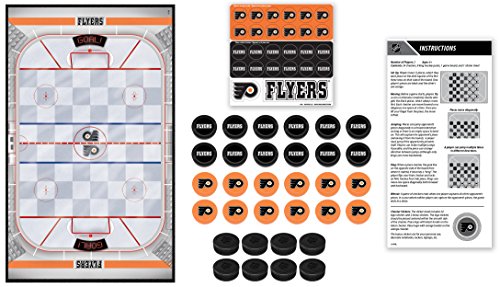 NHL Philadelphia Flyers Checkers Board Game , 13" x 21"