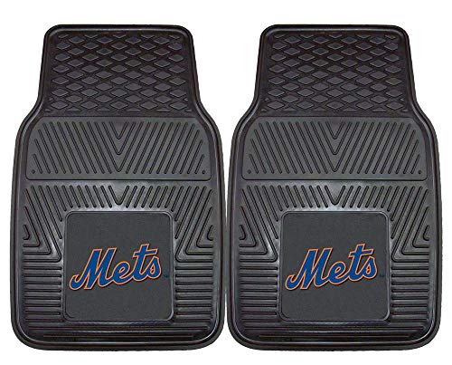 MLB - New York Mets Heavy Duty Car Mat Set - 2 Pieces