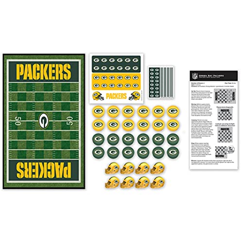 NFL Green Bay Packers Checkers Board Game , 13" x 21"