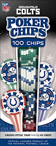 Indianapolis Colts NFL Poker Chips 100pc Set