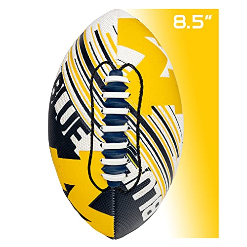 Franklin NCAA Michigan Wolverines Football - Youth 8.5 SpaceLace