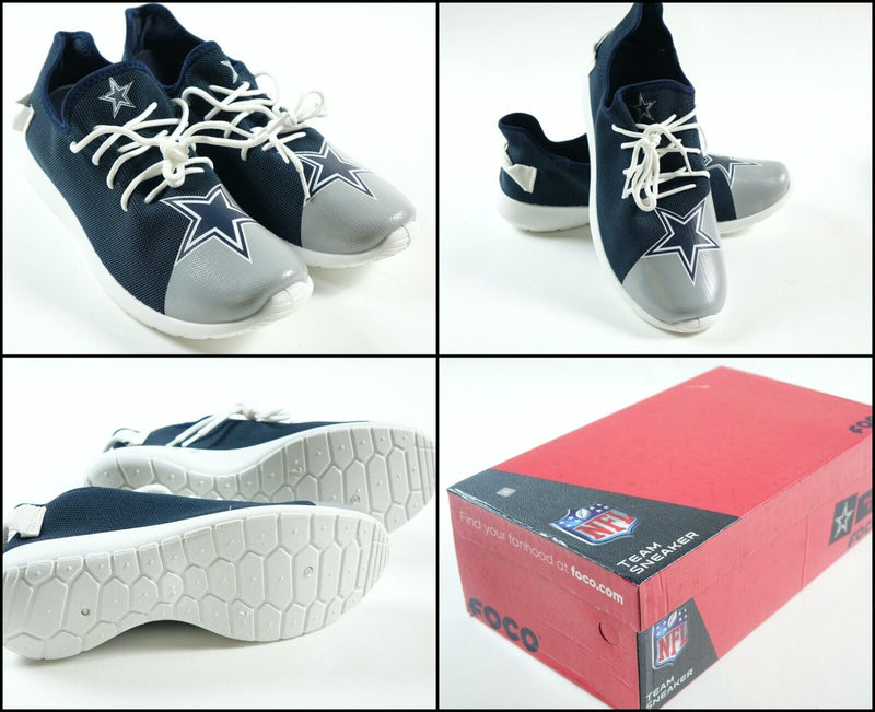 FOCO NFL Dallas Cowboys Team Sneaker - Sizes 7, 8, 9, 10, 11, 12