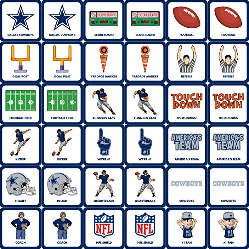 NFL Dallas Cowboys Matching Game Ages 3+ For Ages 3+