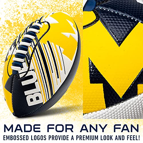 Franklin NCAA Michigan Wolverines Football - Youth 8.5 SpaceLace