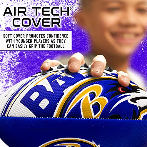 Franklin Sports NFL Baltimore Ravens Football - Youth - 8.5"  SPACELACE