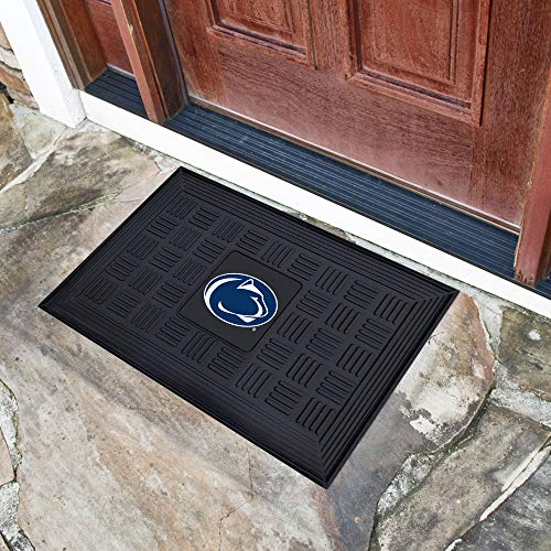 NFL Penn State Nittany Lions Heavy Duty Vinyl Medallion Door Mat - 19.5" x 31"