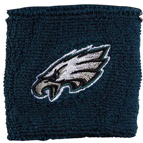 Franklin Sports Embroidered Wristbands NFL Philadelphia Eagles