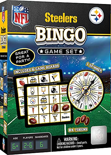 NFL Pittsburgh Steelers Bingo Game One Size