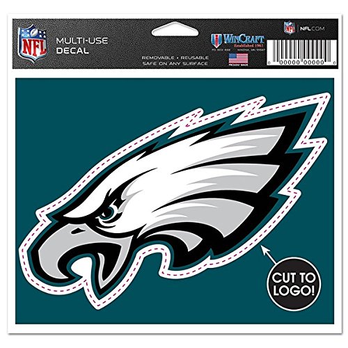 WinCraft NFL Philadelphia Eagles Multi-Use Decal, 4.5" x 5.75",