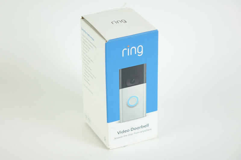 Ring Video Doorbell – Customizable Privacy Settings, 1080p Video – Satin Nic
