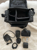 Canon Rebel T5i camera (18.0 Megapixel) + 50mm prime lens & More Extras!