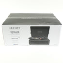 Crosley CR8017B-BK Voyager Vinyl Record Player/Bluetooth Built-in Speakers Black