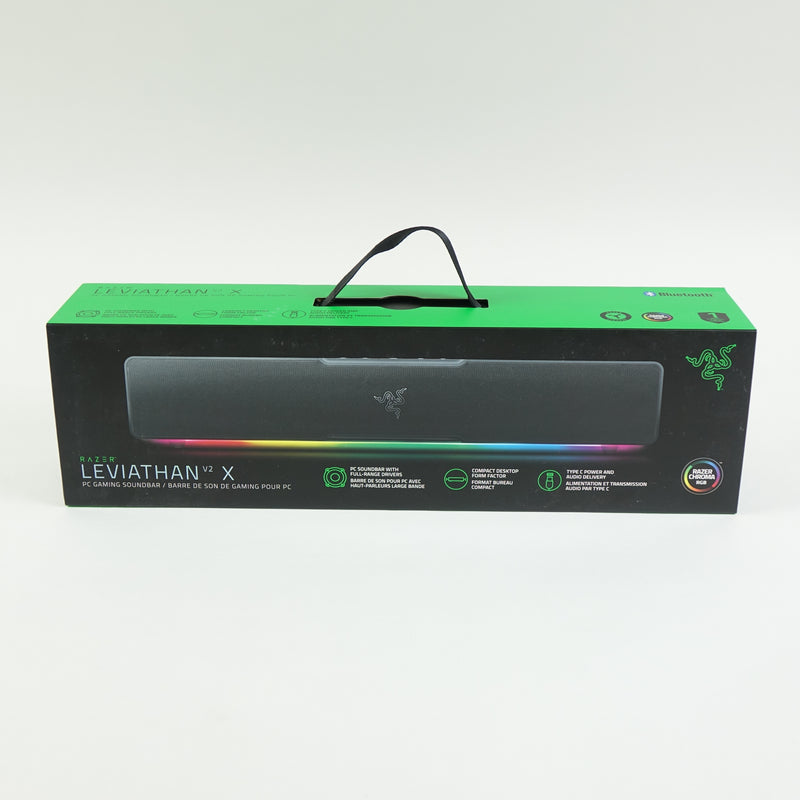 Razer Leviathan V2 X PC Bluetooth Soundbar with Full-Range Drivers - Chroma RGB
