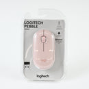 Logitech Pebble Wireless Mouse with Bluetooth or 2.4 GHz Receiver - Rose