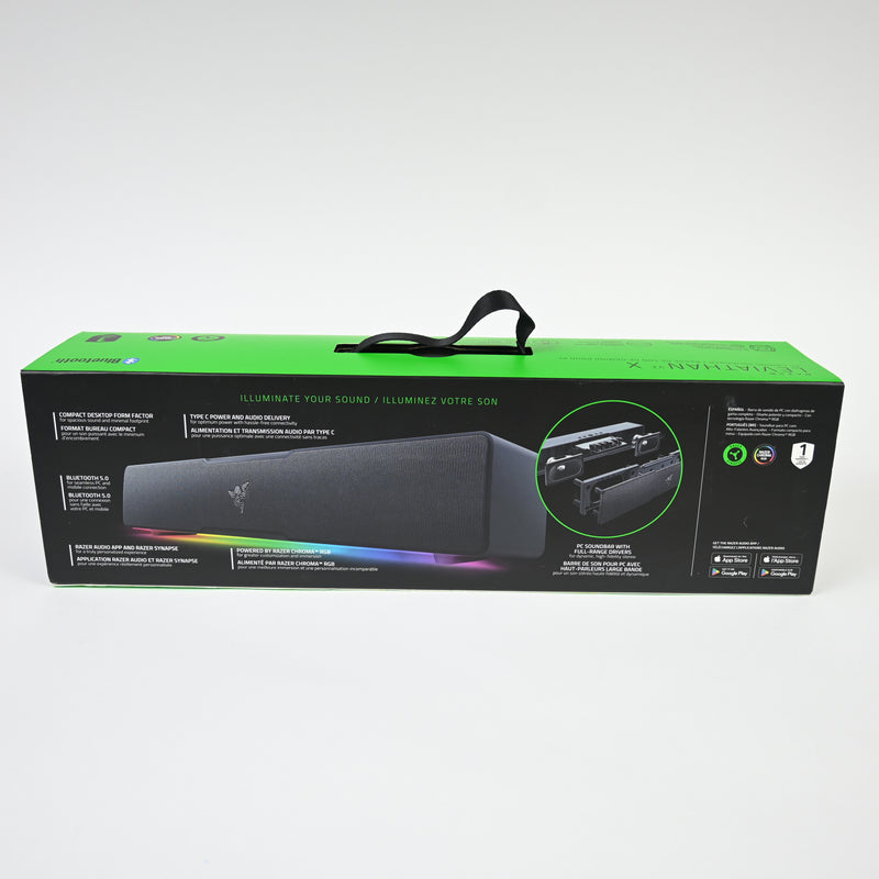 Razer Leviathan V2 X PC Soundbar with Full-Range Drivers - Compact Design