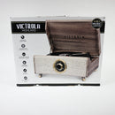 Victrola Highland 4-in-1 Bluetooth Record Player (Farmhouse Walnut)