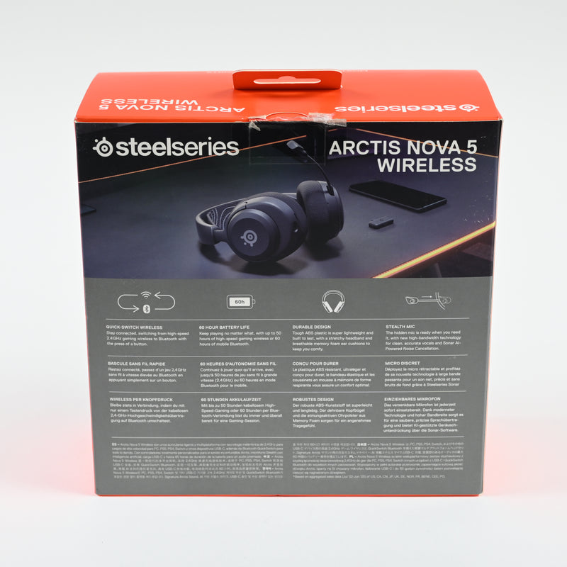 SteelSeries Arctis Nova 5 Wireless Multi-System Gaming Headset