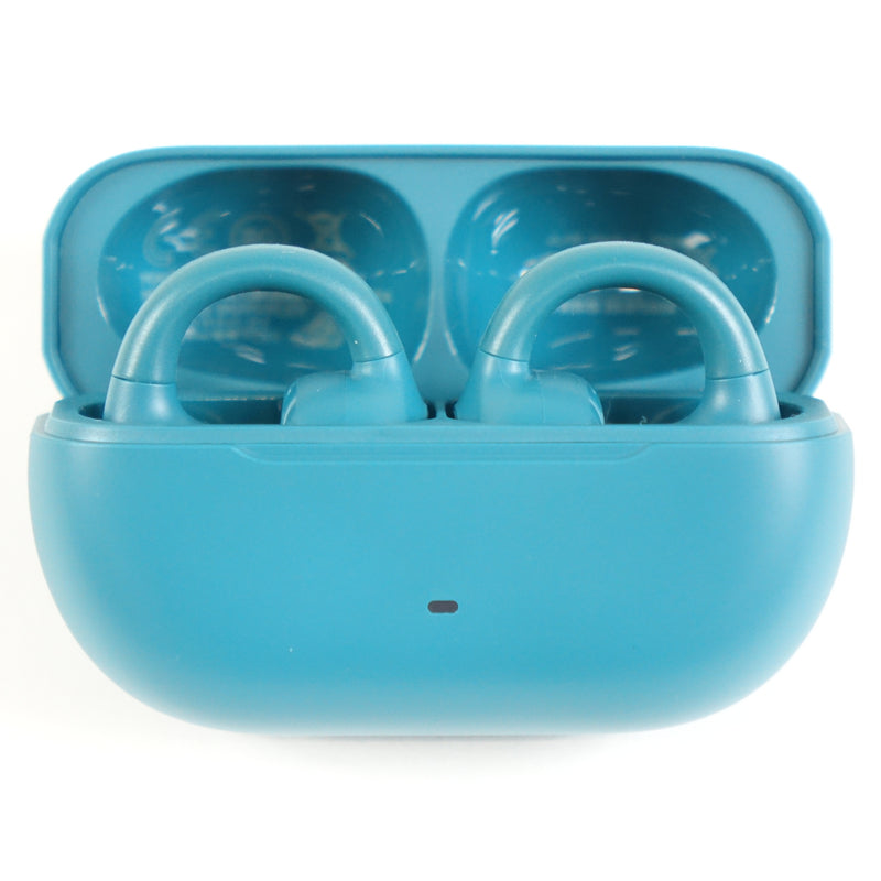 JLab Flex Open Wireless Bluetooth open-ear Earbuds Clip-on Cuff Design - Teal
