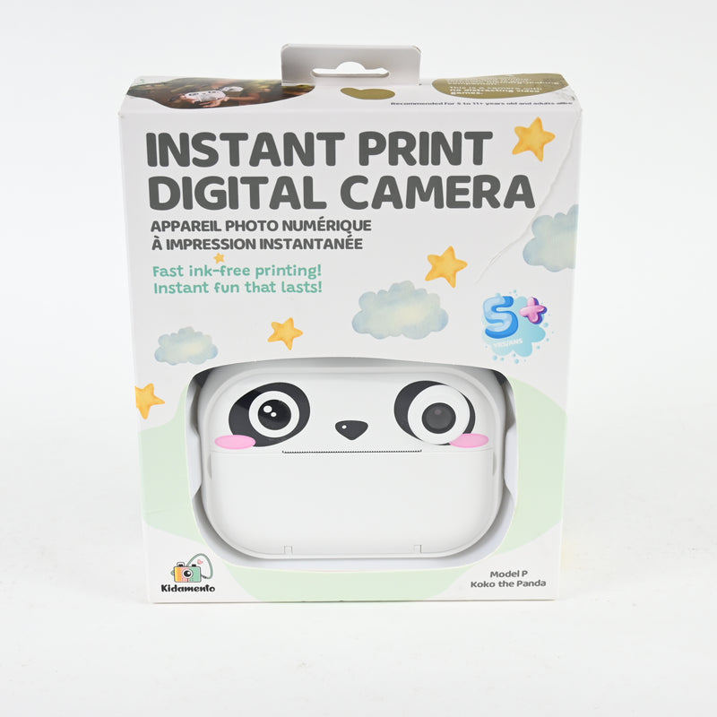 Instant Print Kids Digital Camera & Video Camcorder with Selfie Camera - Model P