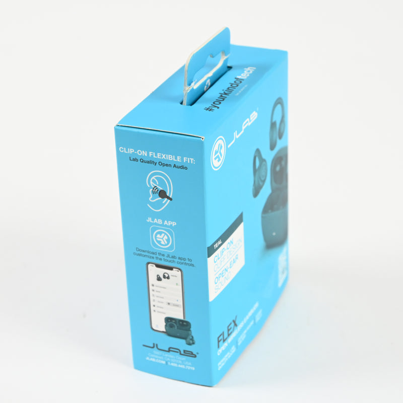 JLab Flex Open Wireless Bluetooth open-ear Earbuds - Teal