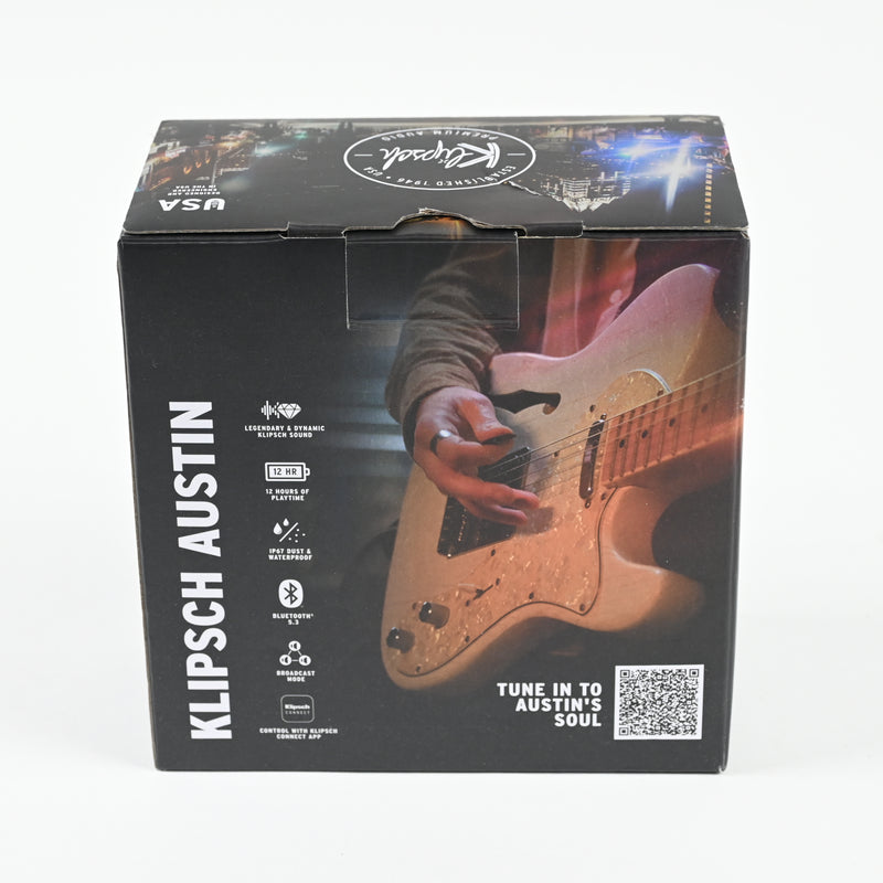 Klipsch The Austin Portable Wireless Bluetooth Speaker IP67 Dust/Waterproof