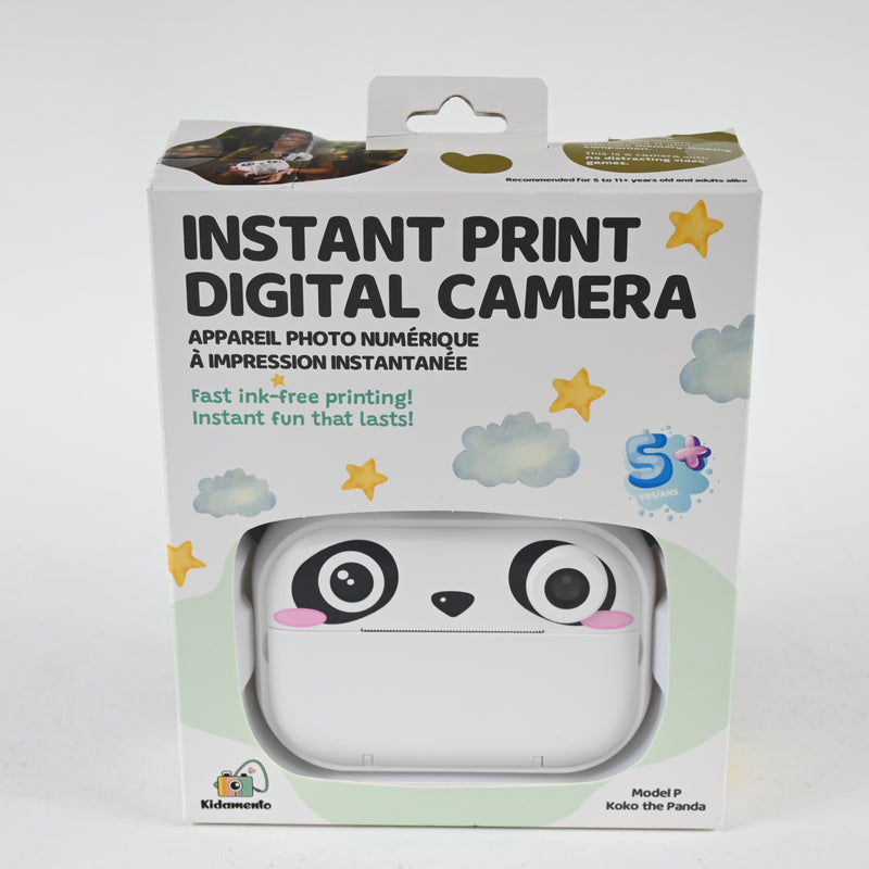 Instant Print Kids Digital Camera & Video w/ Selfie Camera by Kidamento -Model P