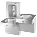 Oasis VersaCooler II Wall Mount Bi-Level Indoor Water Cooler in Stainless Steel