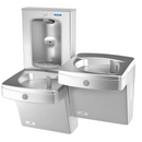 Oasis VersaCooler II Wall Mount Bi-Level Indoor Water Cooler in Stainless Steel