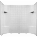 Sterling Accord 60 x 31-1/4 in. Tub & Shower Complete Wall Set in White 71144100