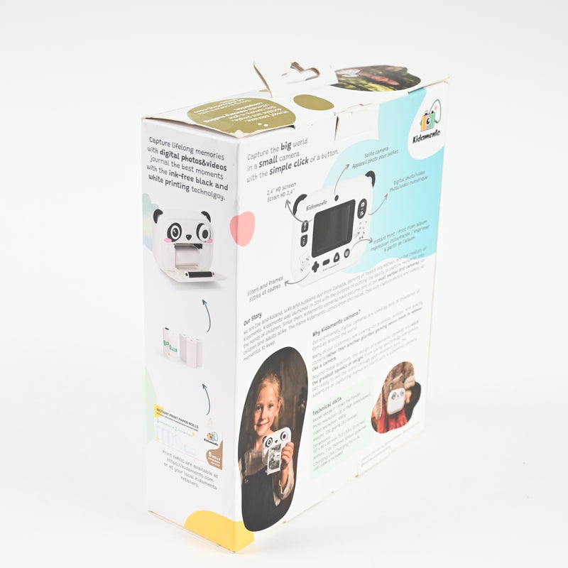 Instant Print Kids Digital Camera & Video Camcorder with Selfie Camera - Model P