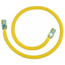 BrassCraft ProCoat 1/2 in. FIP 48 in. Gas Appliance Connector in Yellow CSSC55-4
