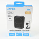 Anker MagGo 3-in-1 Wireless Charging Station w/ Anker - Phone Grip, MagGo