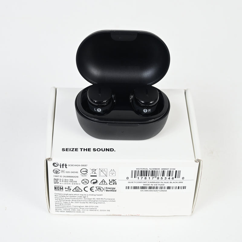 Bose QuietComfort Wireless Bluetooth Earbuds - Black