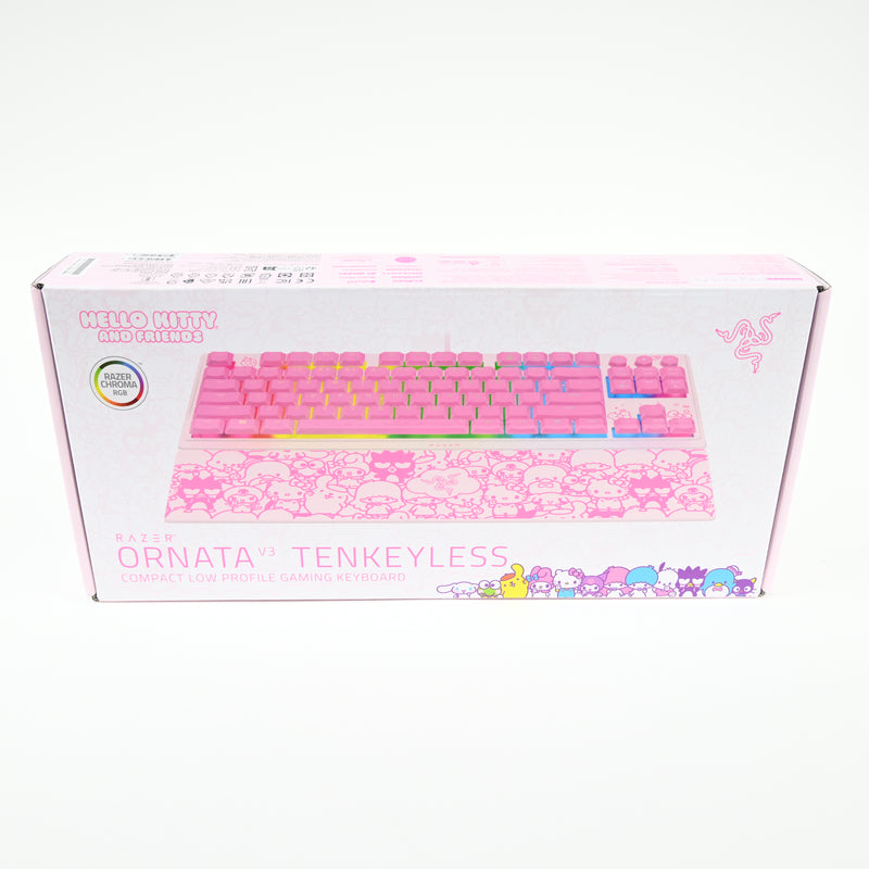 Razer Ornata V3 TKL Low Profile Gaming Keyboard: RGB - Hello Kitty Edition