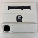 Apple Watch Series 10 (GPS + Cellular) 42mm Black Aluminum Case & Sport Band S/M