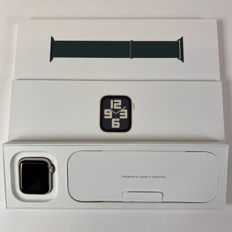 Apple Watch SE (2nd Gen) (GPS) 40mm w Aluminum Case & Sport Loop