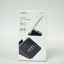 iHome 4 USB Port Charging Station - Black - IH-CT711B