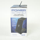 Tzumi PowerSync 3-in-1 Wireless Charge Stand - Black