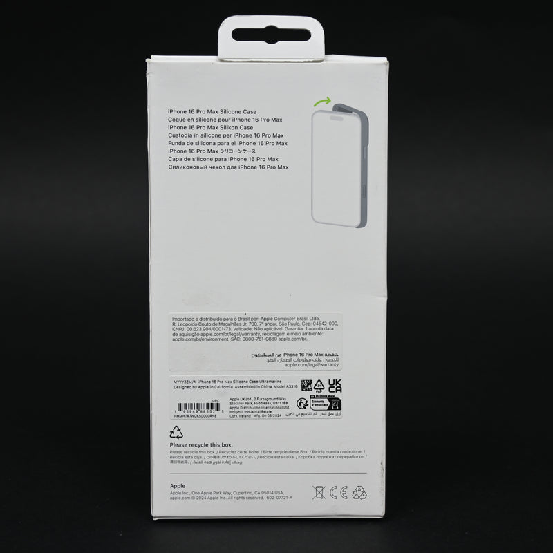 Apple iPhone 16 Pro Max Silicone Case MagSafe&Camera Control-Ultramarine