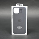 Apple - iPhone 15 Silicone Case with MagSafe - Black