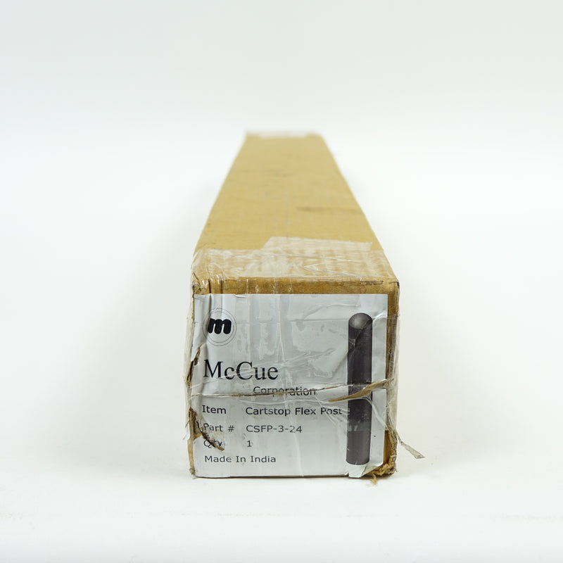 McCue FlexCore CartStop Flex Post 3" dia 24" high POP1032728 CSFPOST-3-24 Silver