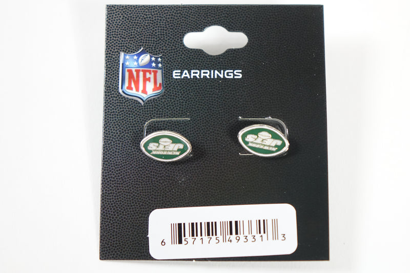 NFL New York Jets Earrings Post