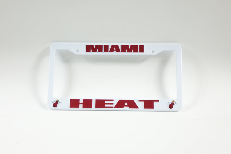 NBA Miami Heat Plastic License Plate Frame