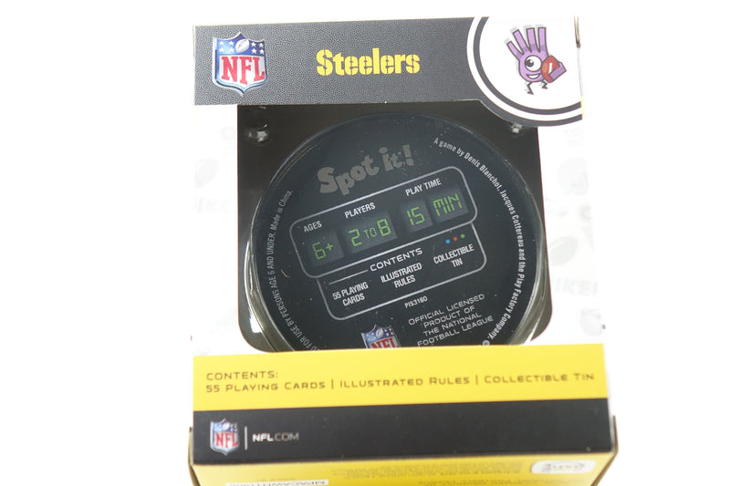 NFL Spot It! Pittsburgh Steelers Edition, Multi, One Size (41754)