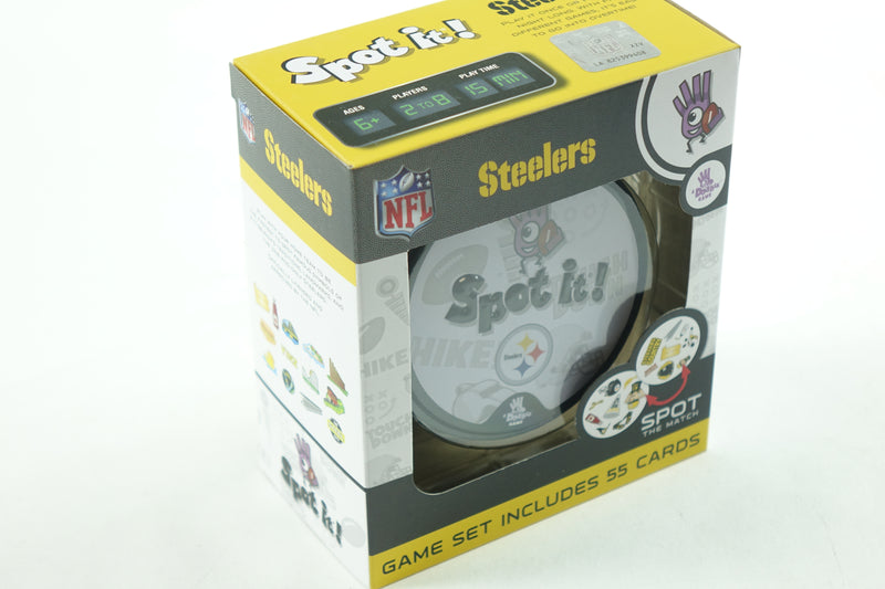 NFL Spot It! Pittsburgh Steelers Edition, Multi, One Size (41754)