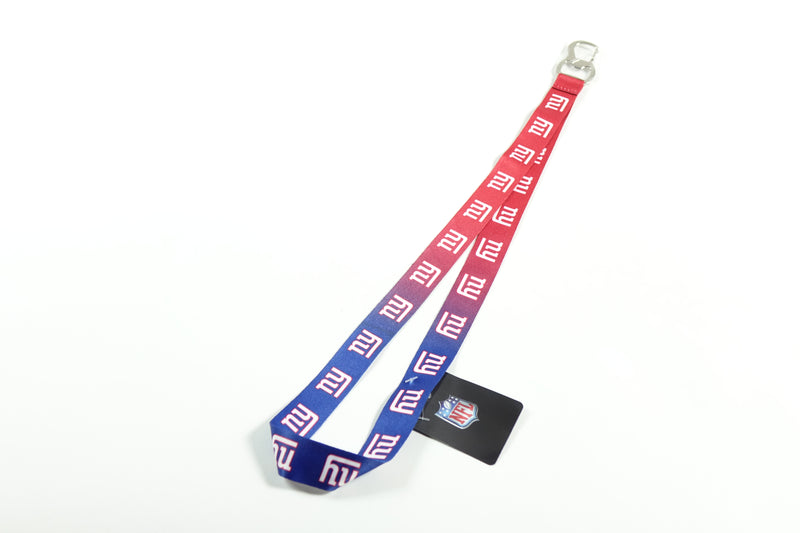 NFL New York Giants Ombre Lanyard, Dark Blue/Red, One Size 0