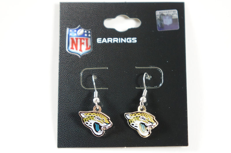 NFL Jacksonville Jaguars Earrings J-Hook Logo