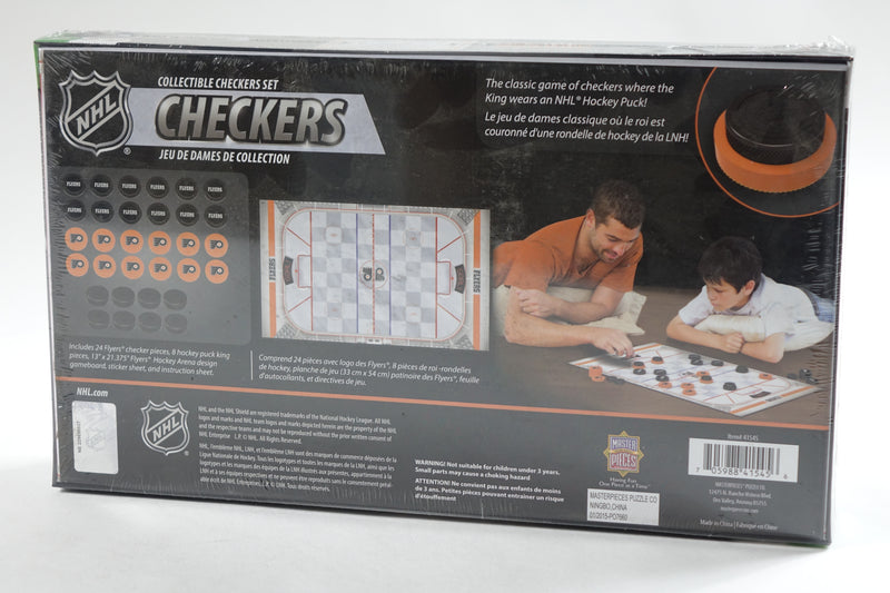 NHL Philadelphia Flyers Checkers Board Game , 13" x 21"