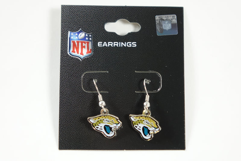 NFL Jacksonville Jaguars Earrings J-Hook Logo